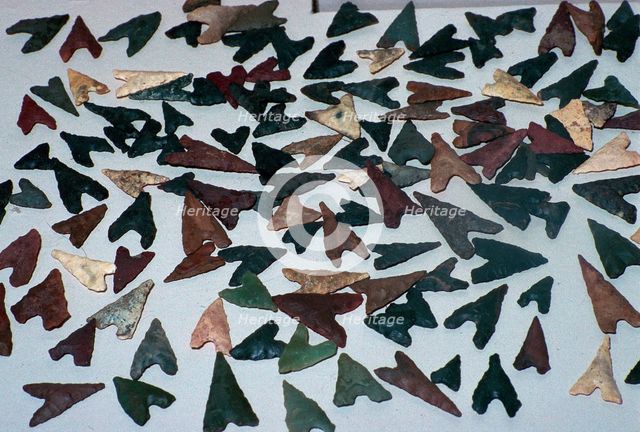 Arrow-points from the Sahara, 7th century BC. Artist: Unknown