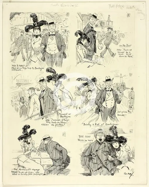 Arry and Arriet, n.d. Creator: Philip William May.
