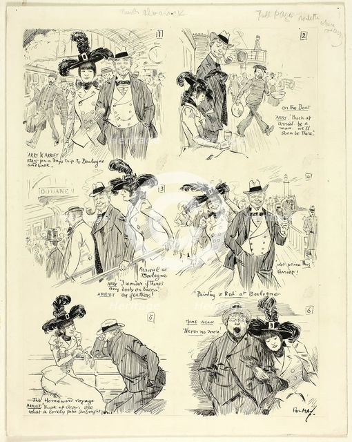 Arry and Arriet, n.d. Creator: Philip William May.