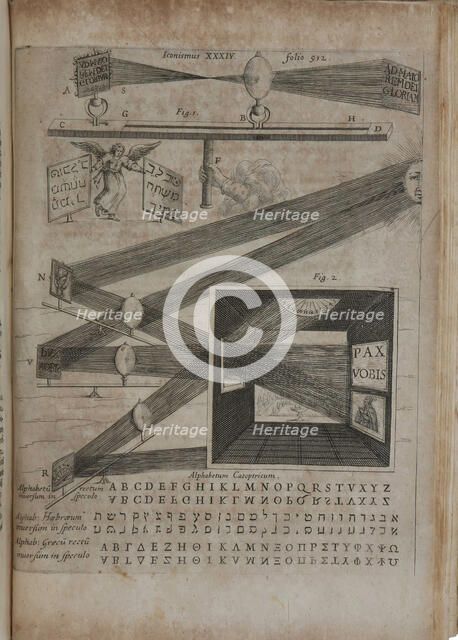 Ars magna lucis et umbrae, 1646. Creator: Kircher, Athanasius (1602-1680).