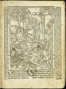Ars moriendi (The Art of Dying), 1496. Creator: Anonymous