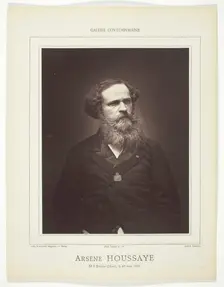 Arsène Houssaye, c. 1876. Creator: Etienne Carjat