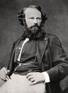 Arsene Houssaye, French novelist and poet, 1861