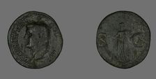 As (Coin) Portraying Agrippa, 14-37 or 37-41?. Creator: Unknown