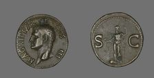 As (Coin) Portraying Agrippa, 27-12 BCE. Creator: Unknown