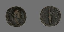 As (Coin) Portraying Emperor Antoninus Pius, 140-144. Creator: Unknown