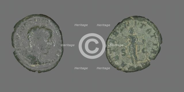 As (Coin) Portraying Emperor Gordian III, 241-243. Creator: Unknown.