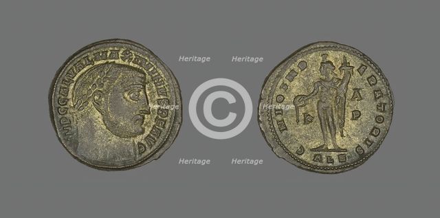 As (Coin) Portraying Emperor Galerius, 305-311. Creator: Unknown.