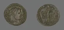 As (Coin) Portraying Emperor Galerius, 308-310. Creator: Unknown