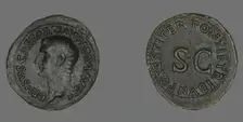 As (Coin) Portraying Emperor Drusus, 22-23. Creator: Unknown