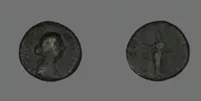As (Coin) Portraying Empress Faustina, 161-176. Creator: Unknown