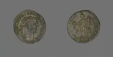 As (Coin) Potraying Emperor Galerius, 308-310. Creator: Unknown