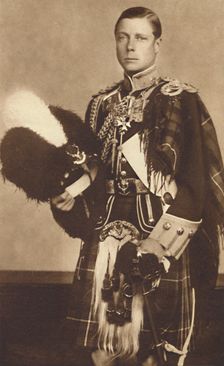 As Colonel-in-Chief, The Seaforth Highlanders 1937