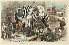 As Natural as Life, from Puck, 1888. Creator: Joseph Keppler