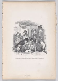 As soon as I set foot on the island... from Scenes from the Private and Public Life..., ca. 1837-47. Creator: Jean Ignace Isidore Gerard