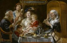 As the Old Sing, So Pipe the Young, 1638. Creator: Jordaens, Jacob (1593-1678)