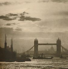 As the Ships See London From The Pool c1935. Creator: Unknown