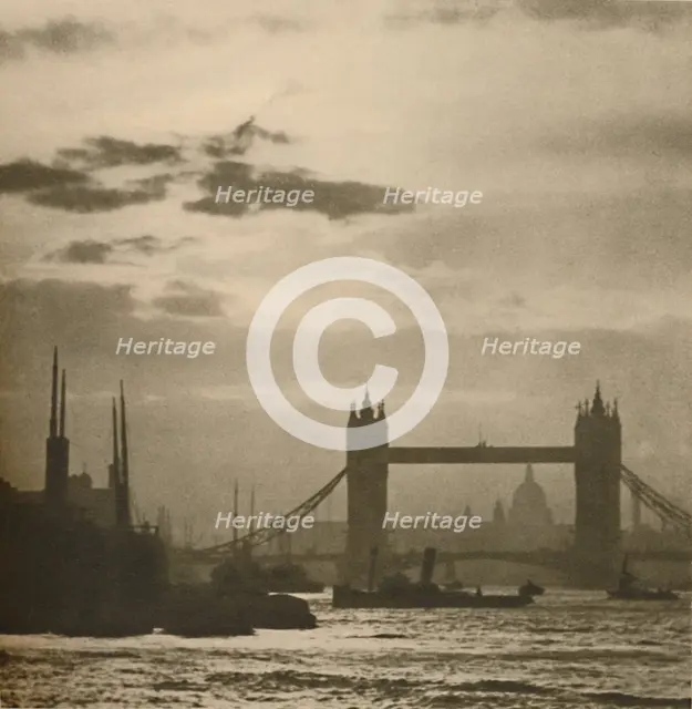 'As the Ships See London From The Pool', c1935. Creator: Unknown.