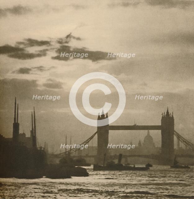 'As the Ships See London From The Pool', c1935. Creator: Unknown.