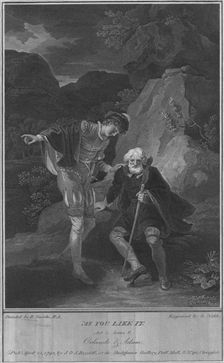 As You Like It. Act 2. Scene 6. Orlando & Adam 1798. Artist: George Noble