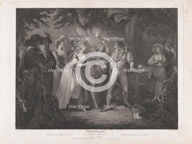 As You Like It, Act 5, Scene 4 (Shakespeare), September 29, 1792., September 29, 1792. Creator: Peter Simon.