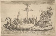 Asterion, from the series Vessels of the Argonauts for the wedding celebration of Cosimo..., 1608. Creator: Remigio Cantagallina