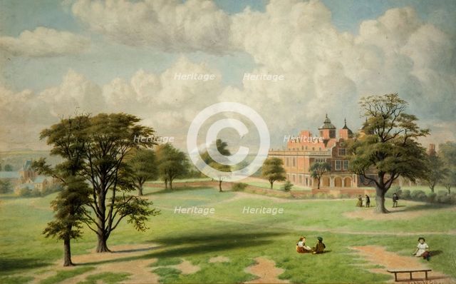 Aston Hall From The Park, 1891. Creator: Charles Ashmore.