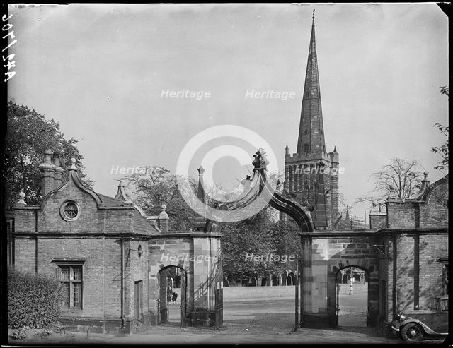 Aston Hall, Gateway, Witton Lane, Aston Park, Aston, Birmingham, 1941. Creator: George Bernard Mason.
