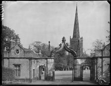 Aston Hall, Gateway, Witton Lane, Aston Park, Aston, Birmingham, 1941. Creator: George Bernard Mason