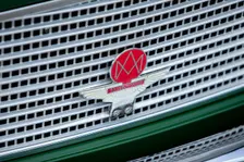 Aston Martin owners club badge on a 1961 Aston Martin DB4 GT previously owned by Donald Campbell. Creator: Unknown