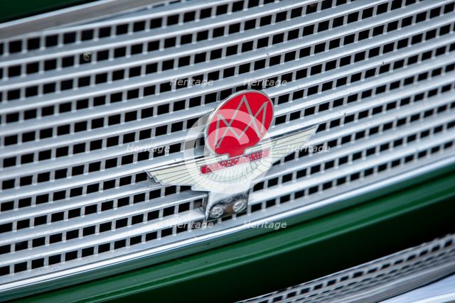 Aston Martin owners club badge on a 1961 Aston Martin DB4 GT previously owned by Donald Campbell. Creator: Unknown.