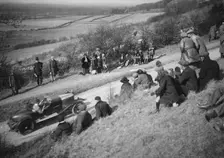 Aston Martin of Bertie Kensington-Moir, Essex Motor Club Kop Hillclimb, Buckinghamshire, 1922. Artist: Bill Brunell