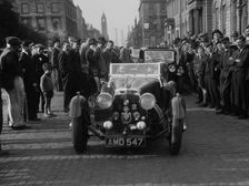 Aston Martin of Kitty Brunell at the RSAC Scottish Rally, 1933. Artist: Bill Brunell