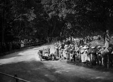 Aston Martin of Winifred Pink competing in the MAC Shelsley Walsh Hillclimb, Worcestershire, 1923. Artist: Bill Brunell