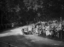 Aston Martin of Winifred Pink competing in the MAC Shelsley Walsh Hillclimb, Worcestershire, 1923. Artist: Bill Brunell