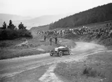Aston Martin Bunny of Frank B Halford competing in the Caerphilly Hillclimb, Wales, 1923. Artist: Bill Brunell
