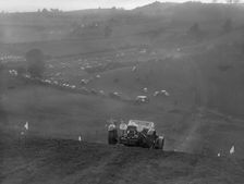 Aston Martin competing in the MG Car Club Rushmere Hillclimb, Shropshire, 1935. Artist: Bill Brunell