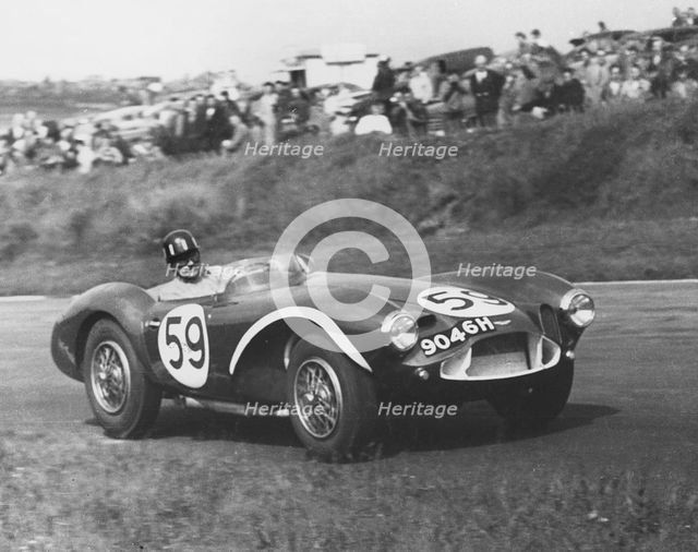 Aston Martin DB3S, Graham Hill, Brands Hatch 1957. Creator: Unknown.