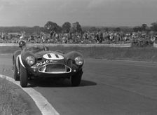 Aston Martin DB3S, Peter Blond , Goodwood 1957. Creator: Unknown