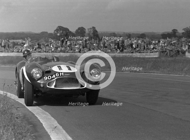 Aston Martin DB3S, Peter Blond , Goodwood 1957. Creator: Unknown.