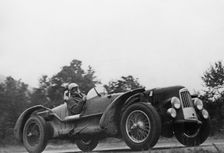 Aston Martin DB1 at Spa 1948, Horsfall-Johnson. Creator: Unknown