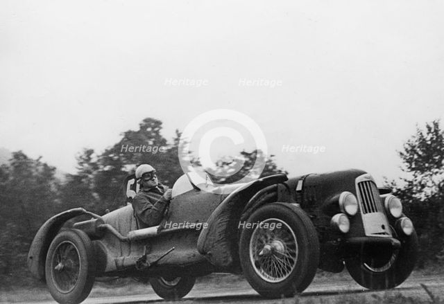 Aston Martin DB1 at Spa 1948, Horsfall-Johnson. Creator: Unknown.