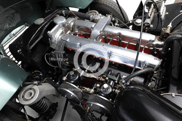 Aston Martin DB2-4 works 1956. Artist: Simon Clay.