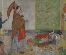 Astonishment of the Mask Wouse, 1889. Creator: James Ensor