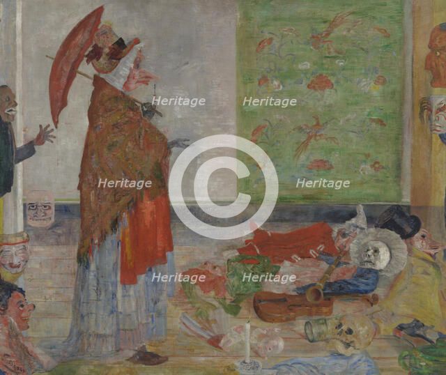 Astonishment of the Mask Wouse, 1889. Creator: James Ensor.