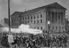 Astor Place Riot, 1849, 1896. Creator: Charles M Jenckes