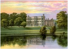 Astley Hall, Lancashire, home of Baronet de Hoghton, c1880