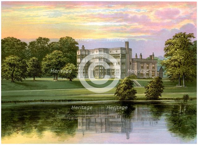 Astley Hall, Lancashire, home of Baronet de Hoghton, c1880. Artist: Unknown