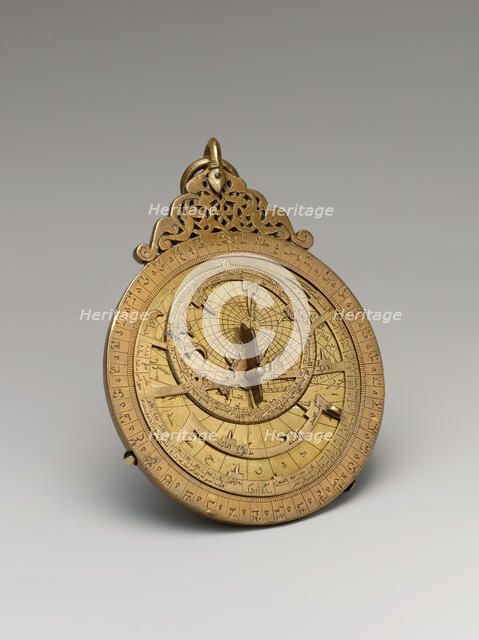Astrolabe of ‘Umar ibn Yusuf ibn ‘Umar ibn ‘Ali ibn Rasul al-Muzaffari, Yemen, AH 690/ AD 1291. Creator: ‘Umar ibn Yusuf ibn ‘Umar ibn ‘Ali ibn Rasul al-Muzaffari.