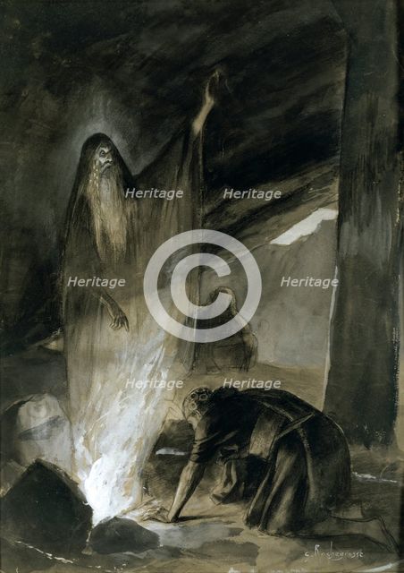 'Astrologue', late 19th/early 20th century. Artist: Georges Antoine Rochegrosse